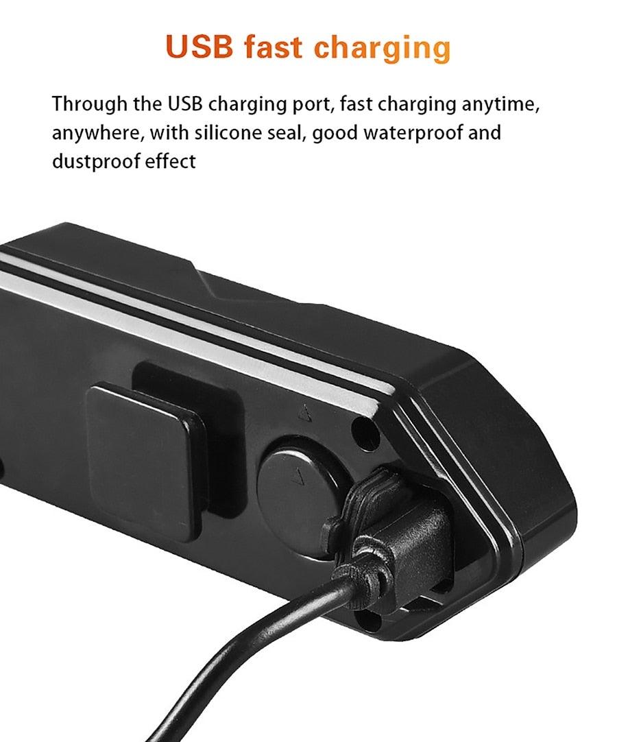 Feu de vélo à détection automatique, feu arrière de vélo étanche LED USB rechargeable, feu arrière de sécurité, feu d'avertissement de selle, phare de vélo étanche, modes d'éclairage LED, lumières de vélo pour la conduite de nuit