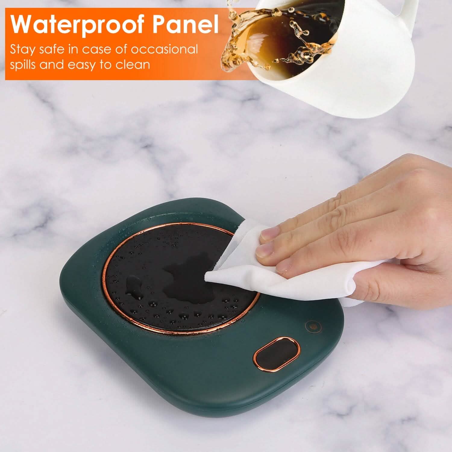 Plaque chauffante USB pour tasse à café avec arrêt automatique et 3 réglages de température