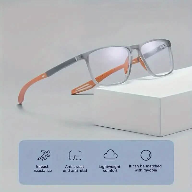 Lunettes de lecture de sport à monture TR90 avec zoom automatique