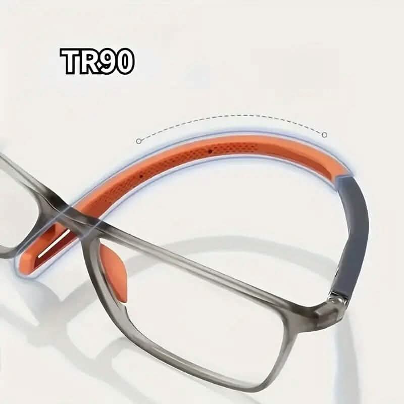 Lunettes de lecture de sport à monture TR90 avec zoom automatique