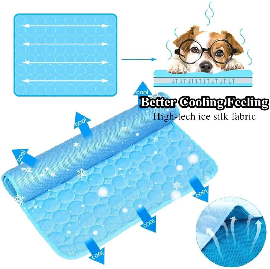 Tapis de Refroidissement Automatique Lavable pour Chien, Couverture de Couchage pour Animaux de Compagnie
