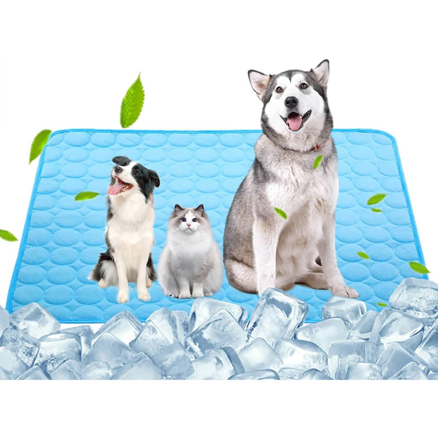 Tapis de Refroidissement Automatique Lavable pour Chien, Couverture de Couchage pour Animaux de Compagnie