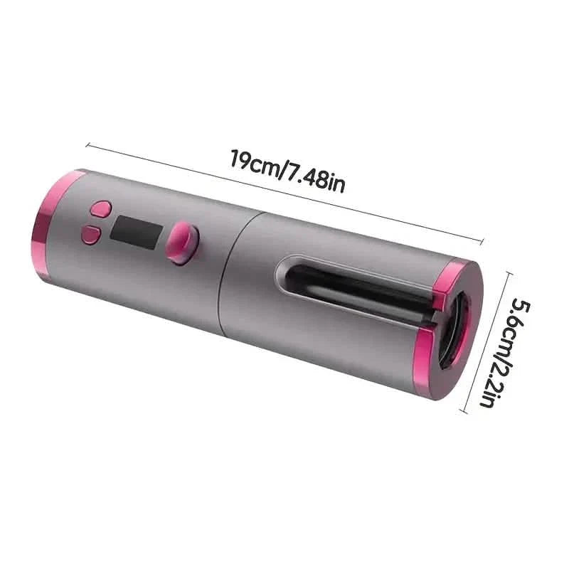Fer à boucler automatique pour des cheveux volumineux avec 5 réglages de température
