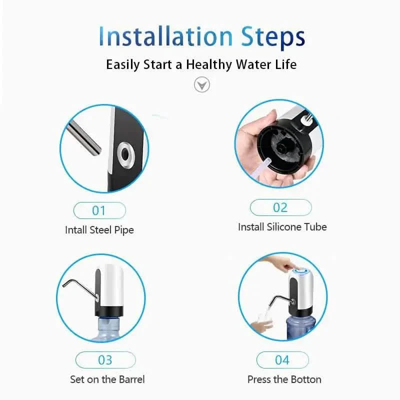Pompe distributrice d'eau automatique électrique pour bouteille