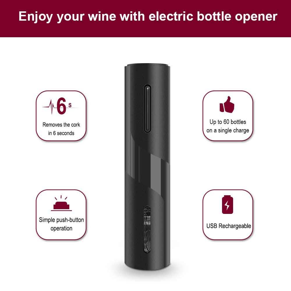 Ouvre-bouteille tire-bouchon électrique automatique