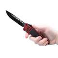 Lot de 2 : Couteau automatique OTF avec clip de ceinture