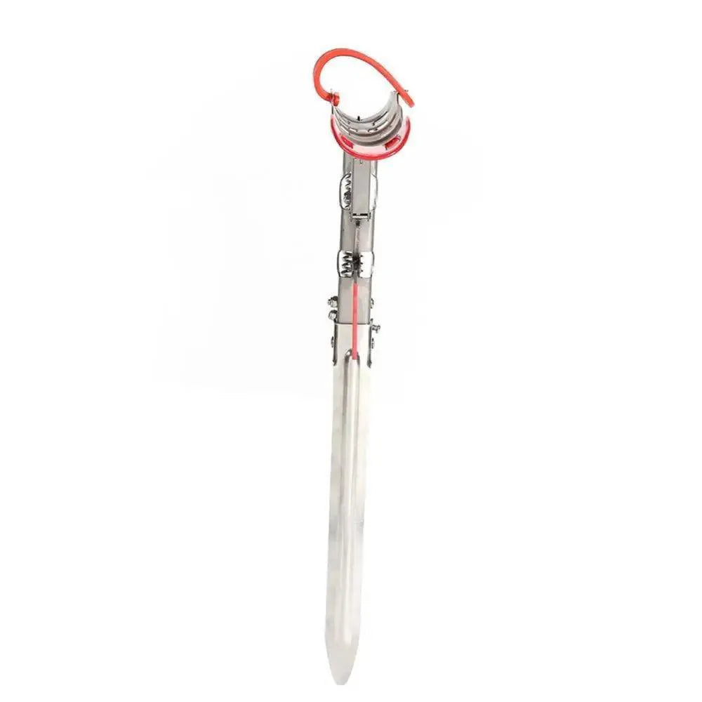 Support de Canne à Pêche Automatique en Acier Inoxydable Double Ressort Pliable Anti-Rouille Accessoires de Pêche
