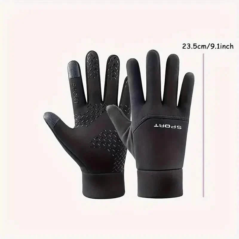 Gant de protection contre le froid d'automne et d'hiver en velours additionnel pour l'extérieur