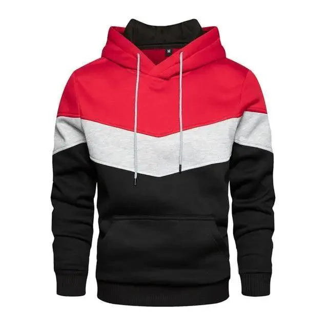 Automne Décontracté Homme Épais Hoodies Hip Hop Streetwear Sweat à Capuche Vêtements pour Hommes  Hoodies pour Hommes Pullover Hip Hop Couleurs Bloc Poche Chemises pour Hommes Tops Sport Sweat-shirts