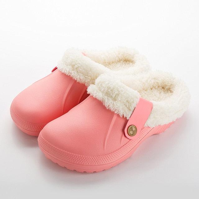 Automne Hiver Nouveaux Pantoufles d'intérieur Légères pour Hommes Antidérapantes Chaudes et Imperméables en Peluche Coton Classiques Sabots Fourrés Imperméables Hiver Maison Confortables Pantoufles d'intérieur