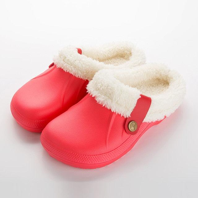 Automne Hiver Nouveaux Pantoufles d'intérieur Légères pour Hommes Antidérapantes Chaudes et Imperméables en Peluche Coton Classiques Sabots Fourrés Imperméables Hiver Maison Confortables Pantoufles d'intérieur