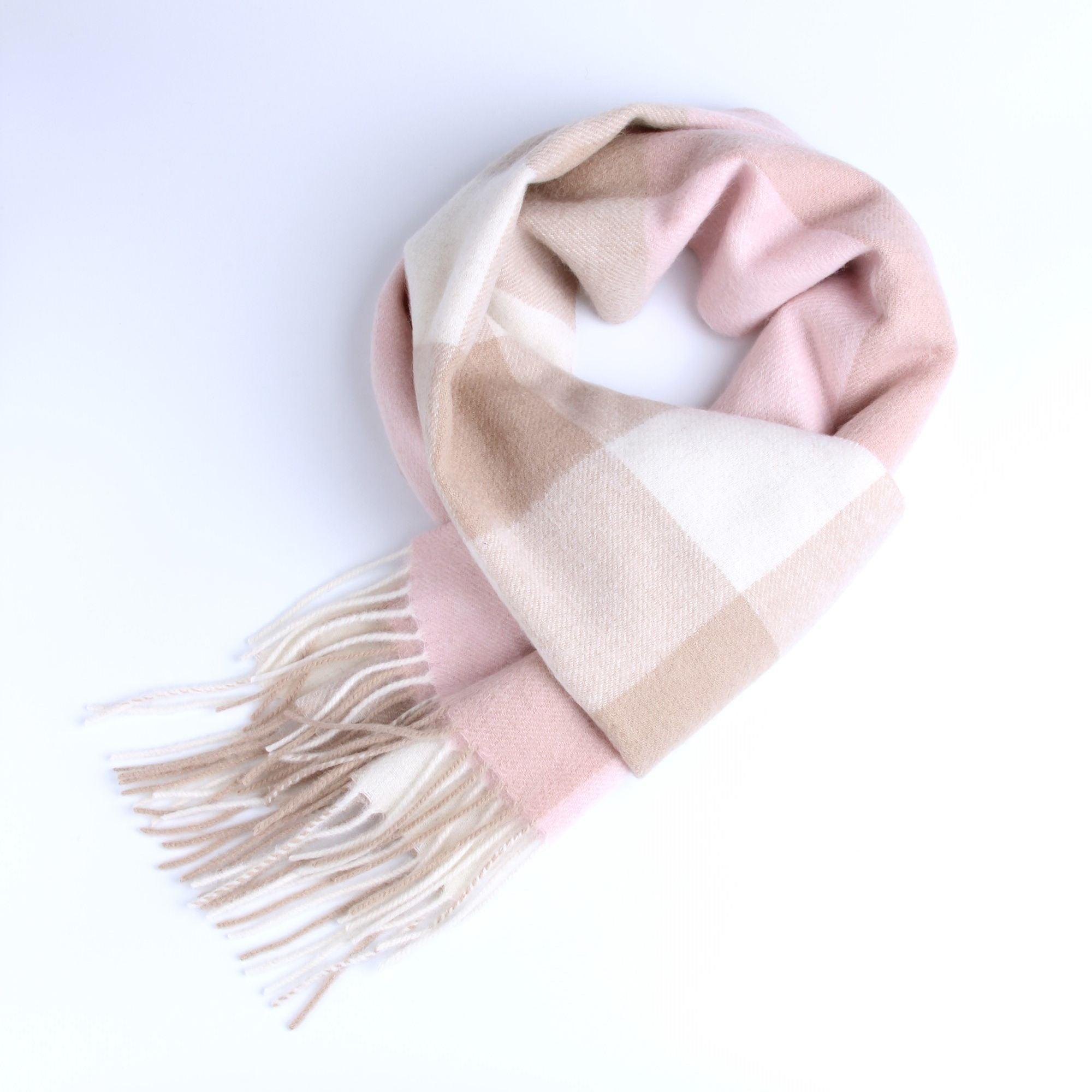 Foulard écossais classique en cachemire ultra doux automne hiver, léger, en pure laine, écharpe pour femme, châles épais élégants pour femme pour rester au chaud