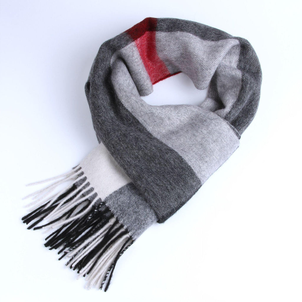Foulard écossais classique en cachemire ultra doux automne hiver, léger, en pure laine, écharpe pour femme, châles épais élégants pour femme pour rester au chaud