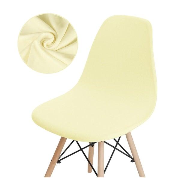 Housse de siège imprimée Avangarde Style pour chaise coquille sans accoudoirs Housse de chaise coquille Housse de banquet à domicile Housse élastique amovible extensible à dossier haut pour canapé fauteuils