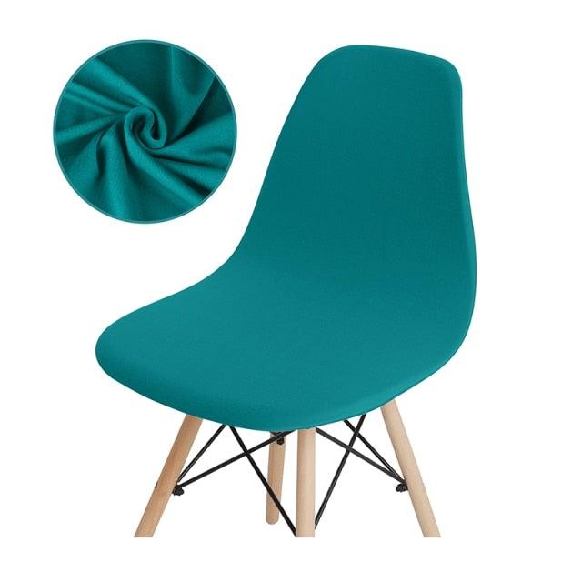 Housse de siège imprimée Avangarde Style pour chaise coquille sans accoudoirs Housse de chaise coquille Housse de banquet à domicile Housse élastique amovible extensible à dossier haut pour canapé fauteuils