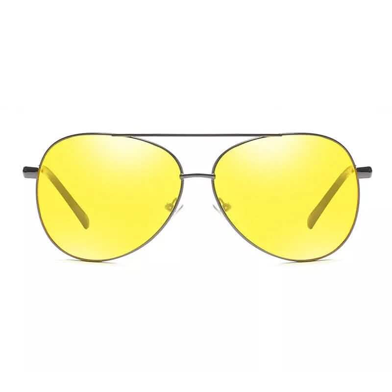 Lunettes de vision nocturne Aviator Tac, lunettes de soleil polarisées anti-reflets pour la conduite