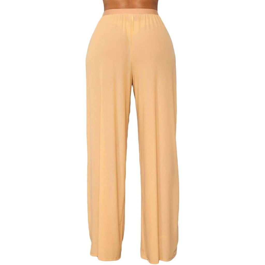 Pantalon transparent en maille pour femme Awoscut