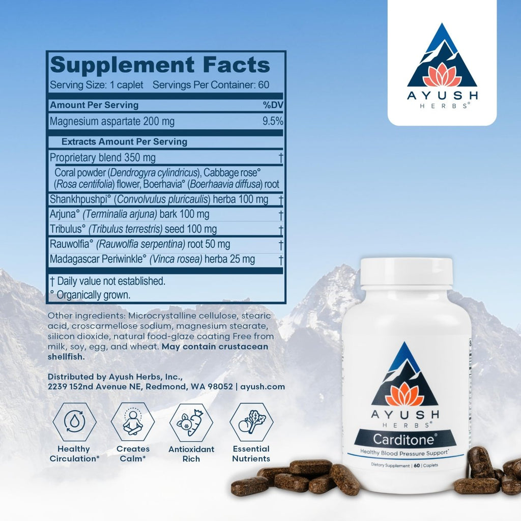 Ayush Herbs Carditone 60 gélules
