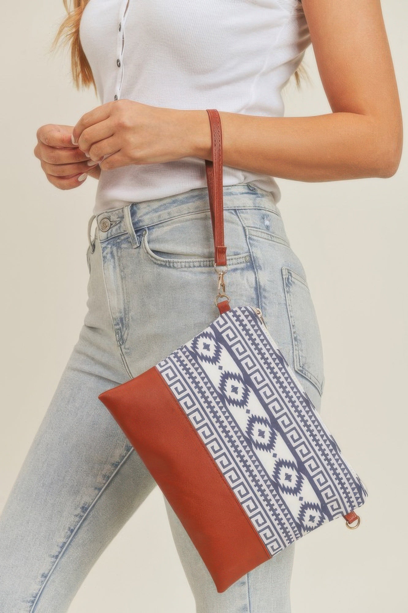 Sac bandoulière et pochette Aztec