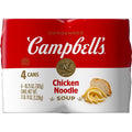 Soupe Campbell's condensée poulet et nouilles, boîte de 305 g (paquet de 4)