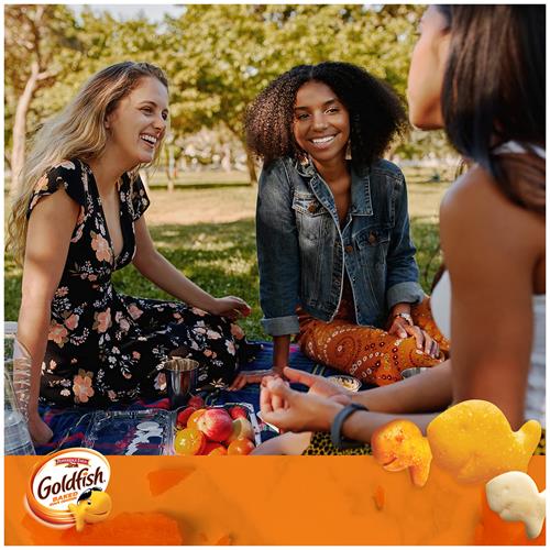 Biscuits Goldfish Say Cheeeese, assortiment de paquets de 20 unités avec cheddar, pizza et parmesan
