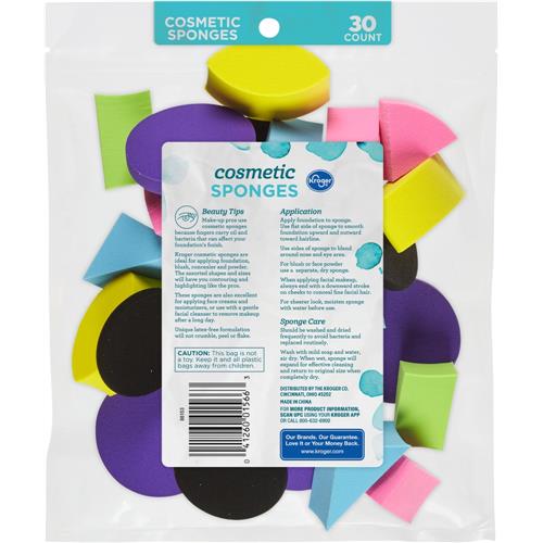 Kroger Éponges à maquillage formes variées 30 unités