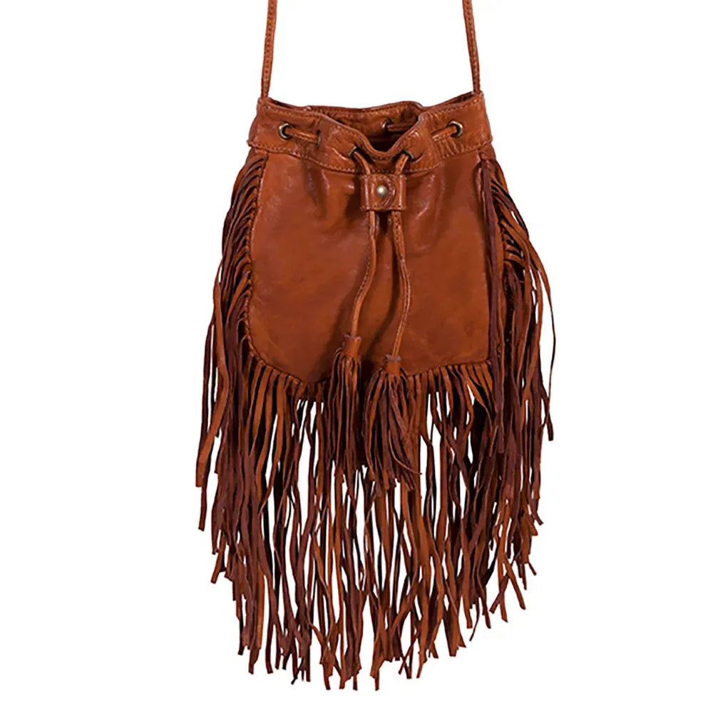 Sac seau à franges Scully Western Cascade - Sac à main femme