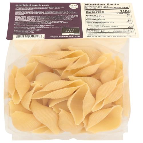Seggiano, Conchiglioni biologiques, 450 g