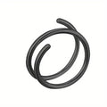 Anneau de nez double hélice en acier inoxydable – Bijoux de piercing plaqués or 14 carats pour femmes