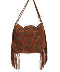 Sac à main Scully Wild West Azure pour femme