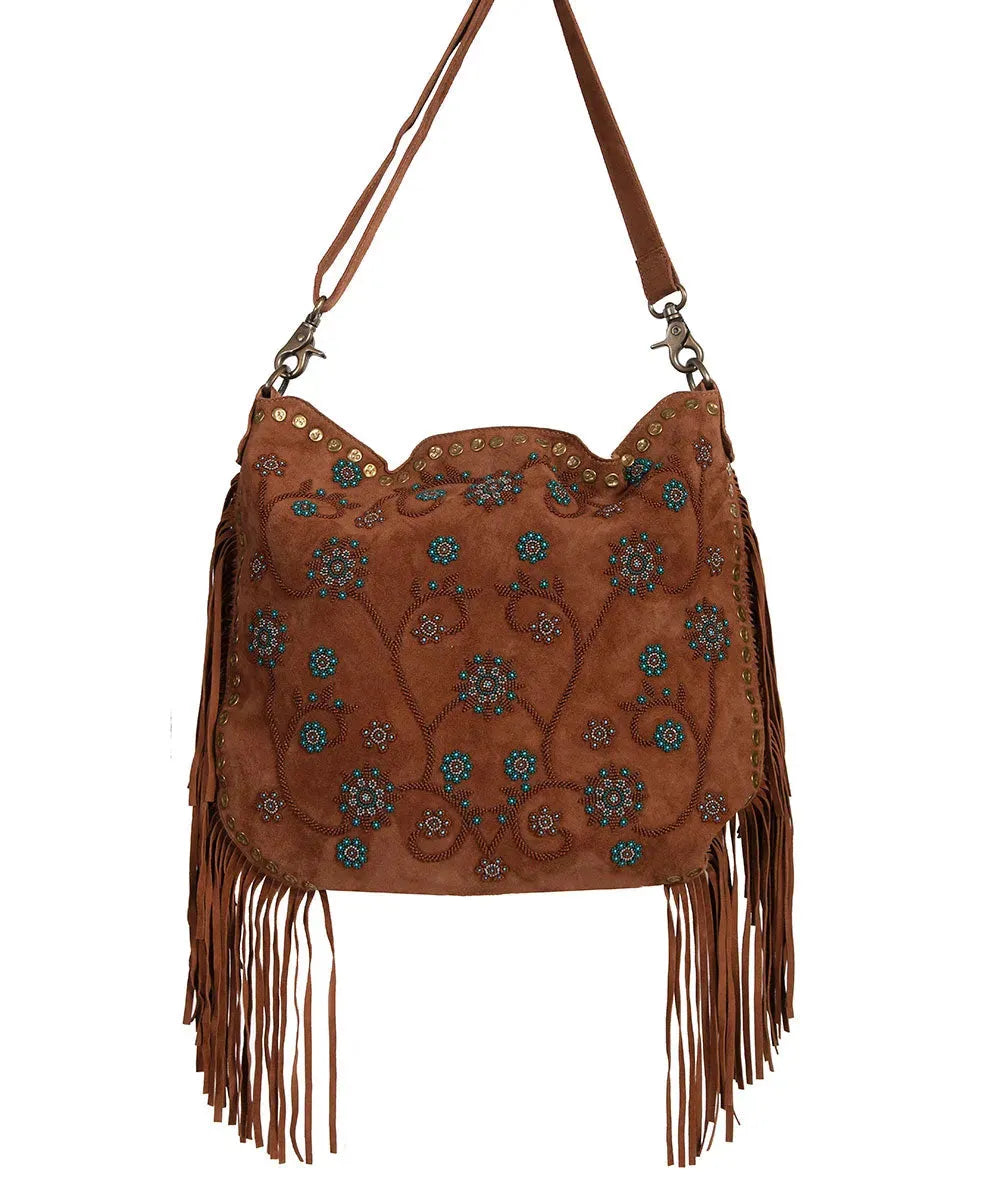 Sac à main Scully Wild West Azure pour femme