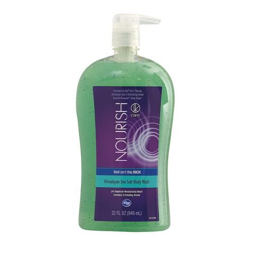 Gel douche au sel de l'Himalaya Kroger avec formule exfoliante au pH équilibré 946 ml