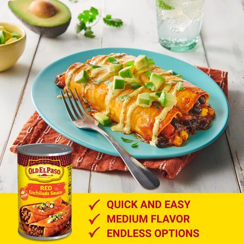 Sauce à enchilada rouge moyenne Old El Paso, 1 pièce, 10 oz