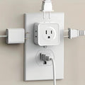 Adaptateur de prise multifonction – Multiprise murale cinq directions