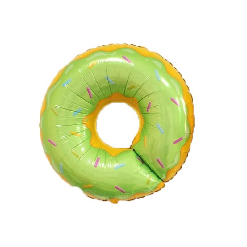 Grand Cœur Luxe Décorations Ballons et Donuts Rouge à Lèvres Glace et Ballons Style Arc-en-ciel pour Enfants Bébé et Décorations d'Anniversaire Hélium Gonflable