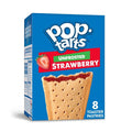 Pop-Tarts Pâtisseries à toaster, aliments pour le petit-déjeuner, goûters pour enfants, fraise non glacée, boîte de 382g (8 Pop-Tarts)