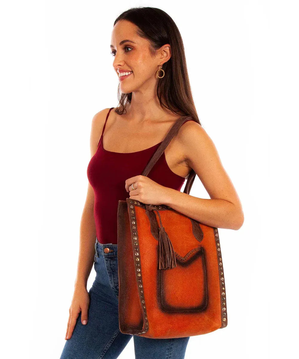 Sac à main Scully Wild West Charm pour femme