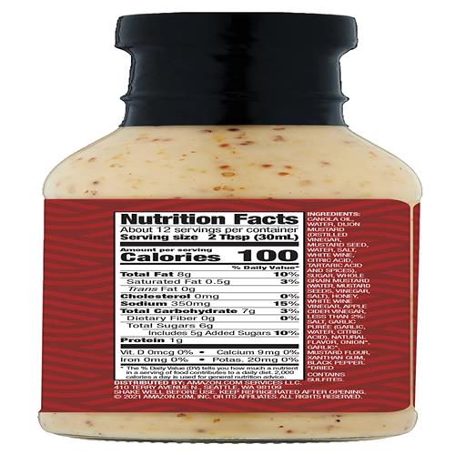Vinaigrette à la moutarde complète Aplenty, 340 g