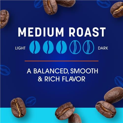 Kroger Café moulu torréfaction moyenne à moitié décafeïné 680 g
