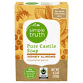 Savon en barre pur castille hypoallergénique Simple Truth, parfum miel amande, 127 g