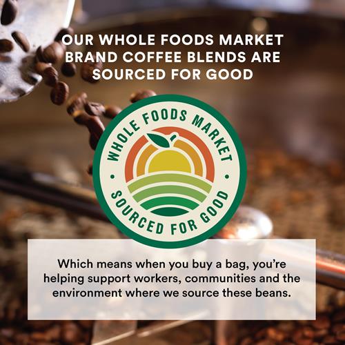 Whole Foods Market, El Volcan Coffee, Light Roast Whole Bean, 12 Ounce