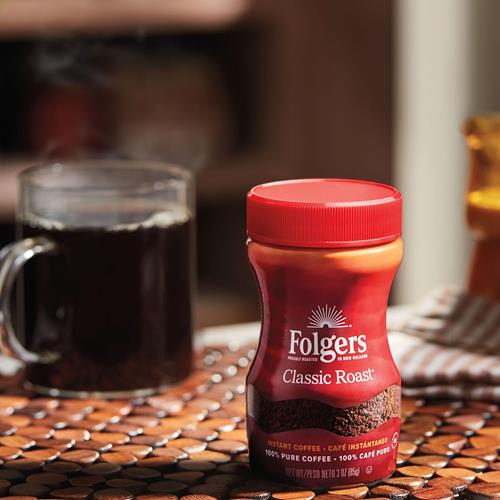 Café instantané Folgers Classic Roast, pot de 226 g