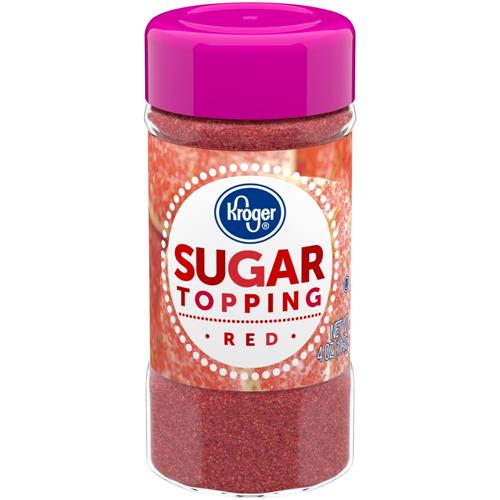 Garniture de sucre rouge Kroger 4 oz