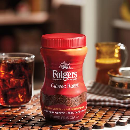 Café instantané Folgers Classic Roast, pot de 226 g