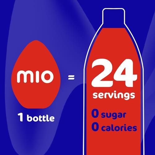 Mio Energy Black Cherry Naturally Flavored With Other Natural Flavor Liquid Water Enhancer, 3.24 Fl Oz Bottle