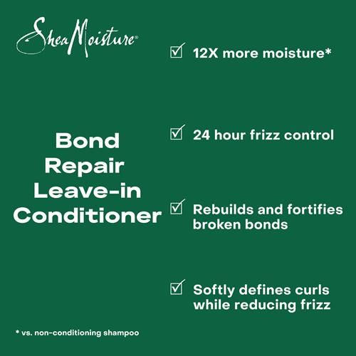 Sheamoisture Revitalisant Sans Rinçage Réparateur de Liaisons à l'Huile d'Amla Protège Contre les Dommages et Renforce les Liaisons Capillaires avec la Technologie Hydroplex et l'Huile d'Amla Pour Moins de Casse avec une Infusion Hydroplex Réparatrice 11