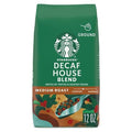 Café moulu Starbucks, café torréfié moyen, décaféiné House Blend, 100% Arabica, 1 sac (340 g)