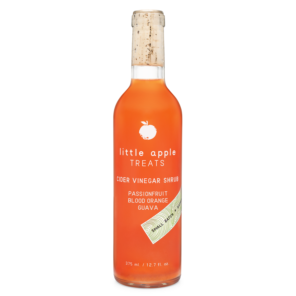 Little Apple Treats - Vinaigre Gastronomique Fruits de la Passion, Orange Sanguine & Goyave (375ML)