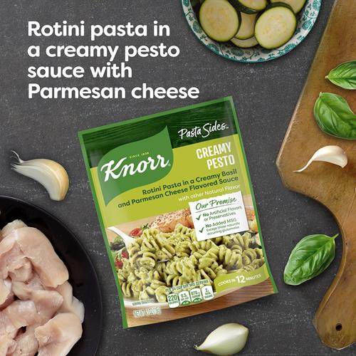 Knorr Accompagnements Pâtes crémeuses au Pesto, 116 g