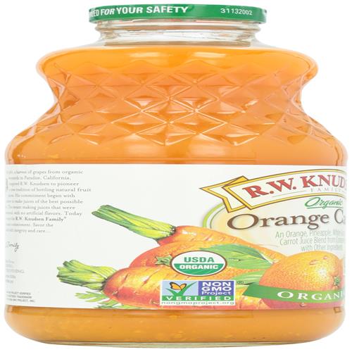 Mélange de jus d'orange et de carotte biologiques R.W. Knudsen Family, 946 ml